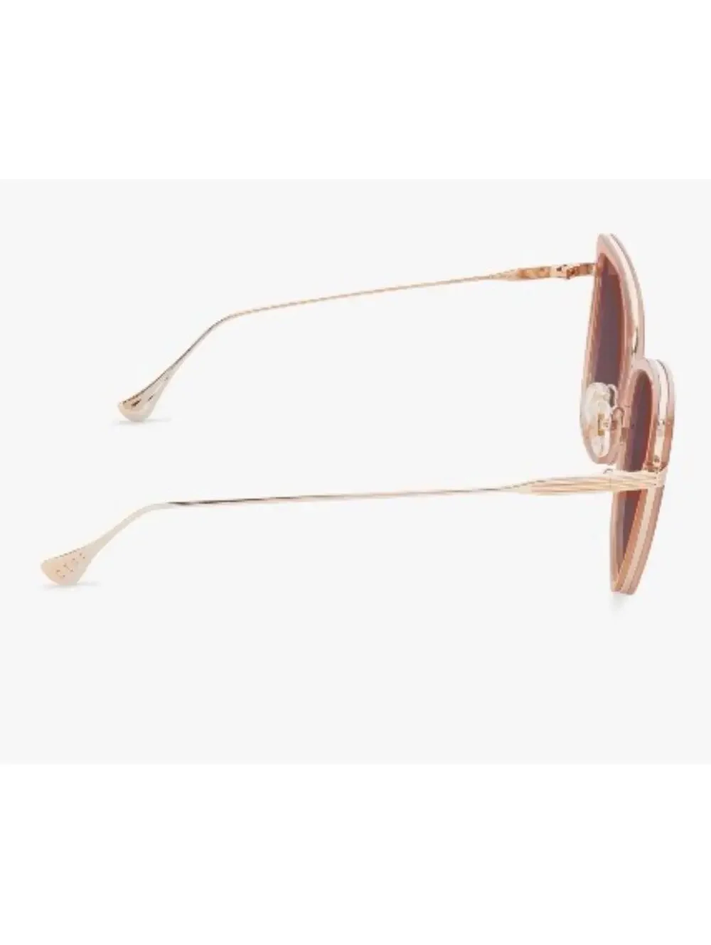 DIFF Valerie Rose Gold/Wine Gradient Sunglasses
